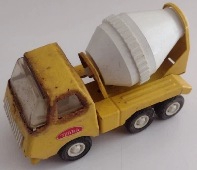 Vintage 1970s Tonka Mini Cement Mixer 4 3/4" Long Pressed Steel Excellent - Image 1 of 4