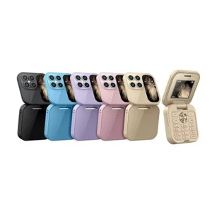 MINI TELEFONO CELLULARE FLIP I17 PRO TASTIERA GSM 1.77" DUAL SIM PIEGHEVOLE 2G - Foto 1 di 12