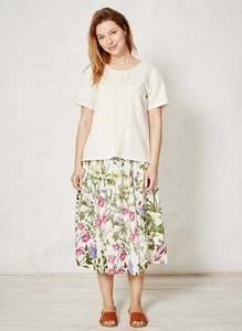 Falda botánica Thought Rock Print (Bio) flores verde flores botánica WSB2511  - Imagen 1 de 1