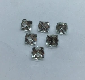 Cojín de 6 mm corte elegante amatista verde piedras preciosas sueltas naturales para joyería surtida - Imagen 1 de 24