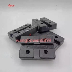 4Pcs 120mm square Rubber Arm Pads Lift Pad 4 holes For Auto Lift Car Auto Truck - Picture 1 of 2