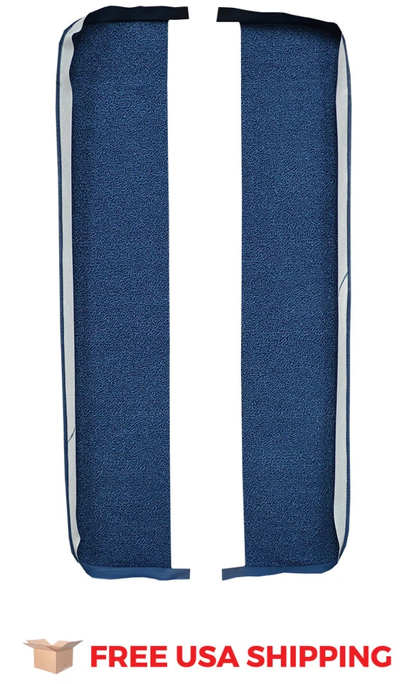 ACC FITS 1961-1962 Chevrolet Impala Door Panel Inserts 2pc Tuxedo Carpet Foto 1 de 1