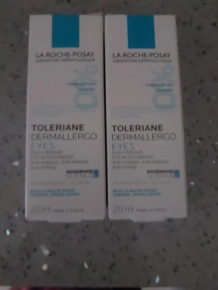 2x La Roche-Posay Toleriane Dermallergo Soothing Eye Cream - 20ml 2028 - Image 1 of 1