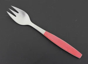 Georg Jensen Stainless Red Strata Salad Fork, 6 3/4" - Picture 1 of 2
