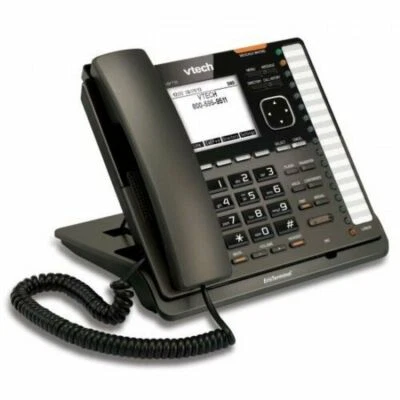 Vtech VSP735 ErisTerminal 5 Lines SIP VoIP HD IP Phone PoE 16 Prog Keys - Image 1 of 2