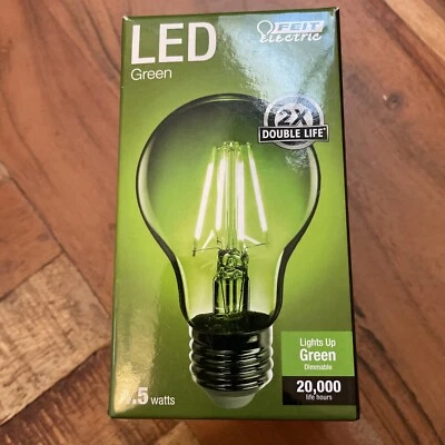 Feit Electric A19/TG/LED 40W Equivalent 4.5 Watt Dimmable Filament Clear Glass A - Image 1 of 4