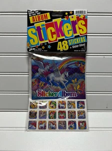 Ja-Ru Mein Stickeralbum Glitzer Einhorn Pegasus Schmetterling 48 Sticker NEU - Bild 1 von 6