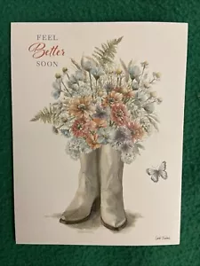 Leanin’ Tree Get Well Note Card “Feel Better Soon” - Picture 1 of 3
