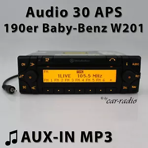 Mercedes Audio 30 APS AUX-IN Becker 190er Radio Navigationssystem W201 Baby-Benz - Bild 1 von 11