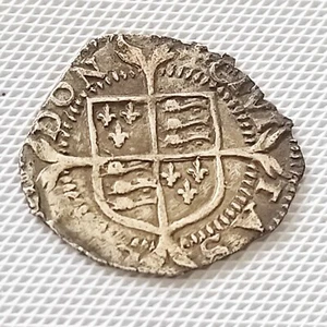 Elizabeth I English Silver Penny C1560 Second Issue Coin - Picture 1 of 9
