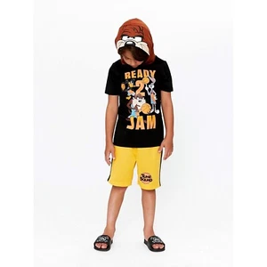 SPACE JAM Hoodie T Shirt Shorts Set Outfit TUNE SQUAD Boys Size 4-10 Basketball - Picture 1 of 5