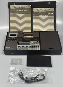 Sharp Pocket Computer PC-1246 & Sharp Printer & Microcassette Recorder CE-125