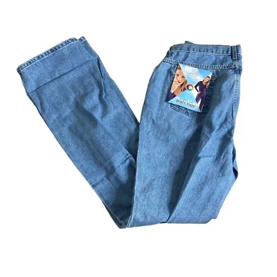 Pantalones de mezclilla Newport News vintage para mujer talla 18 estilo cufit lavado claro F4971 nuevos con etiquetas Foto 1 de 4