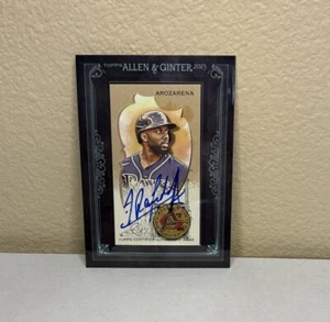 2023 Topps Allen & Ginter Framed Mini Auto Black /25 Randy Arozarena #MA-RA Auto - Picture 1 of 4