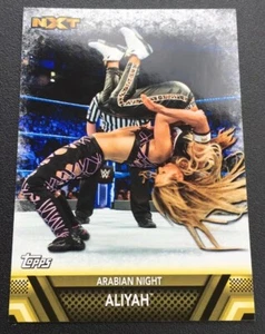 WWE 2017 Topps TNF Finishers #F-34 ALIYAH “ARABIAN NIGHT” - Picture 1 of 2