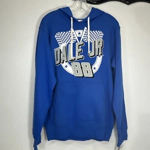 Felpa con cappuccio pullover Nascar Dale Jr Racing 88 adulto M blu casual nuova con etichetta LEGGI - Foto 1 di 12