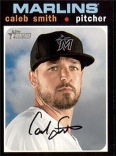 2020 Topps Heritage Base #114 Caleb Smith - Miami Marlins