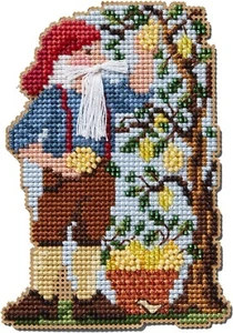Kit de punto de cruz Mill Hill 2024 Mediterranean Santa con cuentas ~ Lemon Grove Santa - Imagen 1 de 1