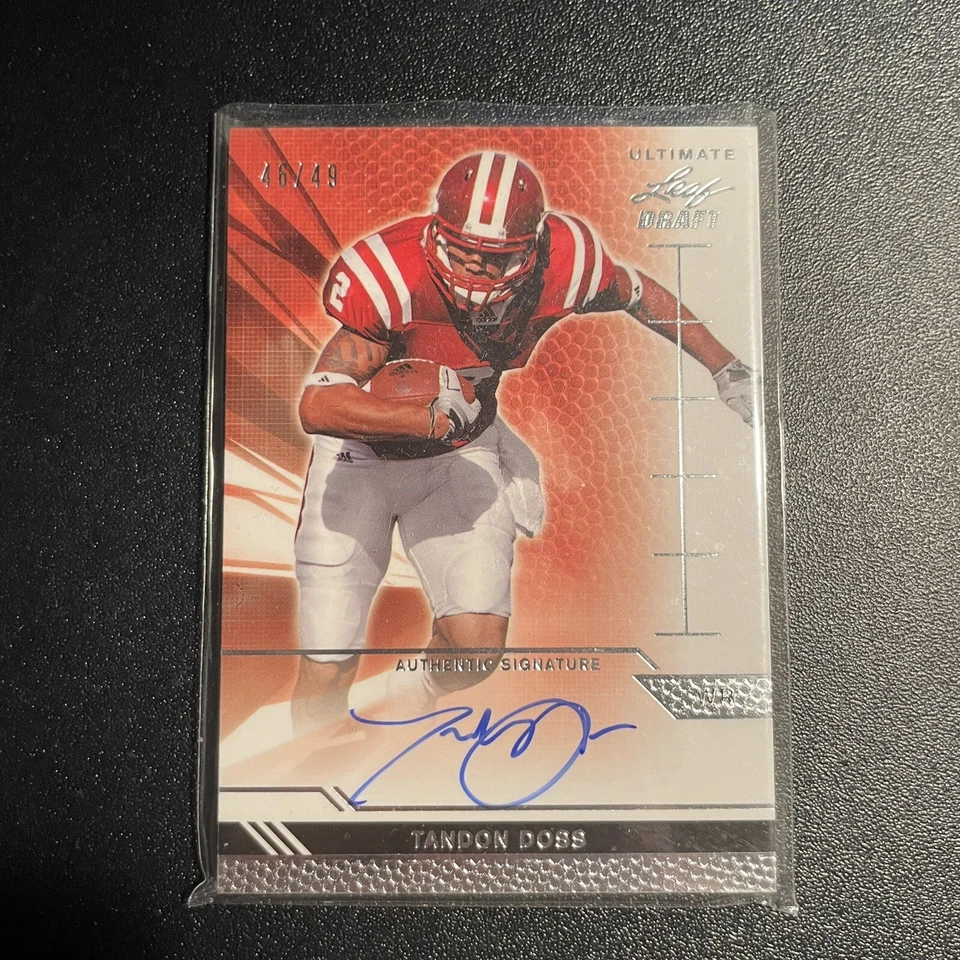 2011 Leaf Ultimate Draft /49 Tandon Doss #U-TD1 Rookie Auto RC - Image 1 of 1