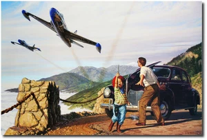 Shootin' Stars of the 94th by Stan Vosburg- P-80 Shooting Star- Aviation Art - Picture 1 of 2