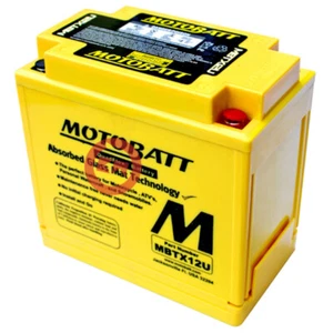 BATTERIA MOTOBATT MBTX12U SIGILLATA HARLEY DAVIDSON XL SPORTSTER 883 2004-2009 - Foto 1 di 4