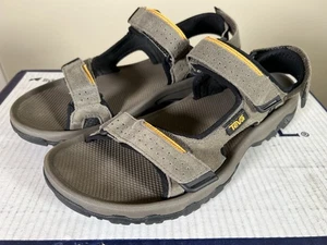Teva 90 $ Katavi 2 braune Leder-Sandalen Wandern Camp Reisen Riemen Größe 11 - Bild 1 von 12