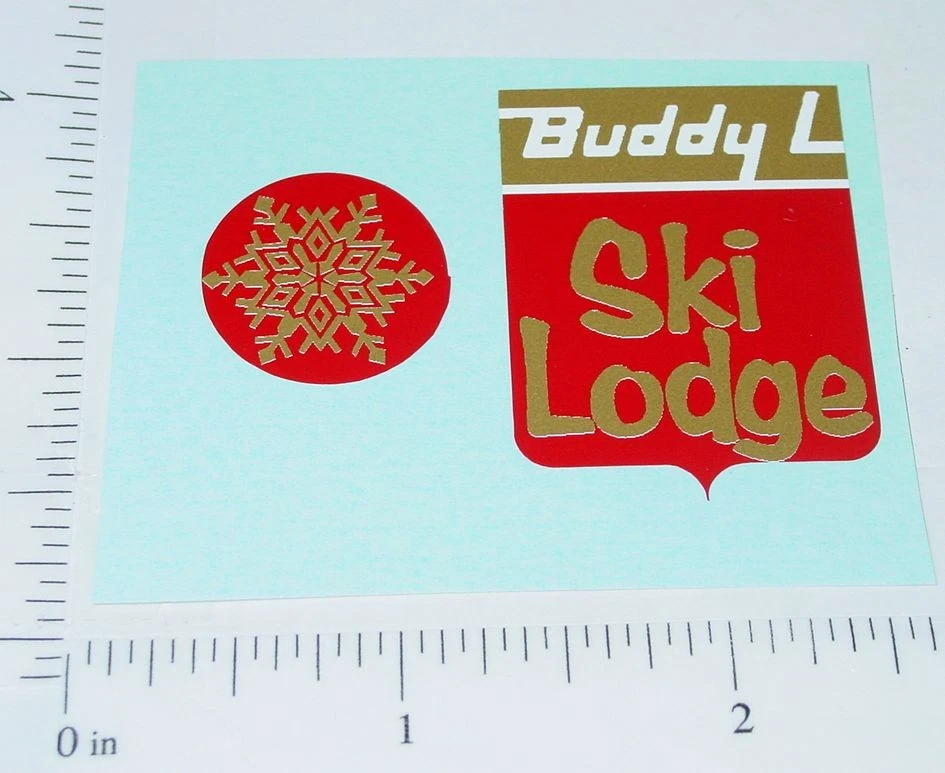 Buddy L Volkswagon Bus Ski Van Sticker Set BL-163 - Image 1 of 1
