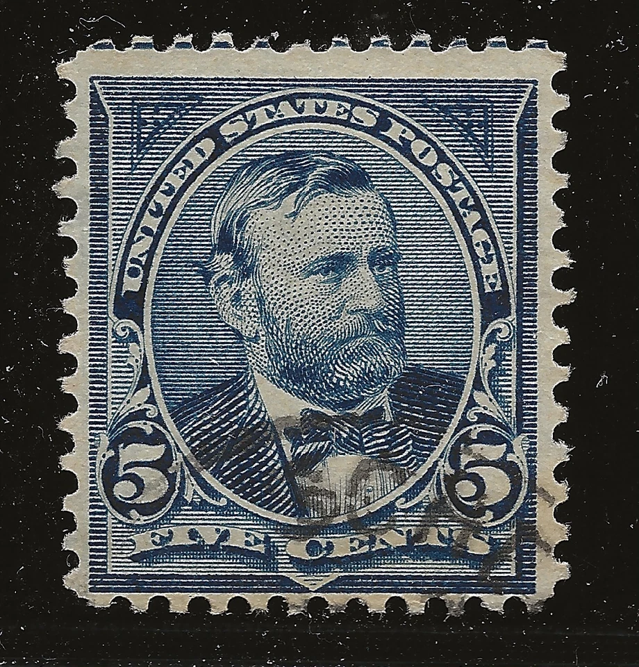 US Scott #281, Single 1898 Ulysses Grant 5c FVF Used - Image 1 of 1