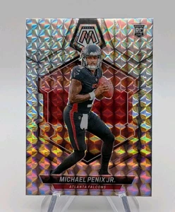 Michael Penix Jr 2024 Panini Mosaic Football Silver Prizm RC SP #308 Falcons - Picture 1 of 2