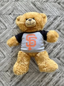 Build A Bear Plush Bear Baseball San Francisco Giants MLB Brown Outdoor Bedroom - Picture 1 of 9