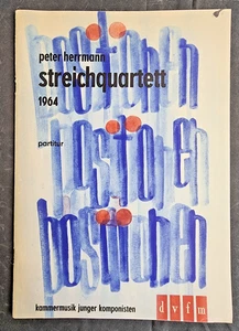 Peter Herrmann StreichQuartett 1964 - Partitur - Bild 1 von 5