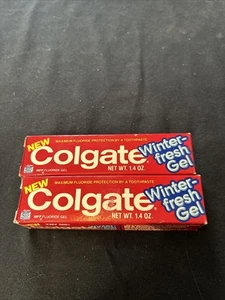 Vintage 1983 Colgate Fluoride Toothpaste NOS Movie Prop Collector unbenutzt - Bild 1 von 5