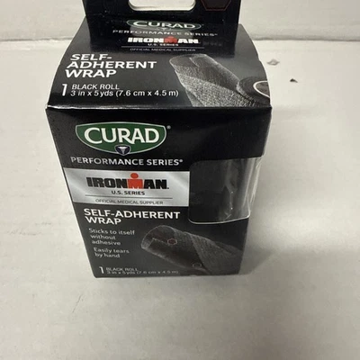 Curad Black Self-Adherent Wrap, 5-yd. Roll - Image 1 of 4