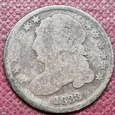 1833 Capped Bust Dime 10c Circulated #96804 - Image 1 of 2