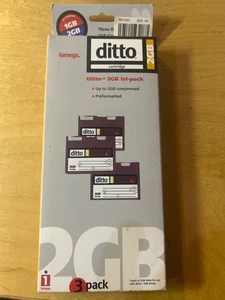 Iomega Ditto 2GB Cartridge Tri Pack Preformatted - Picture 1 of 4