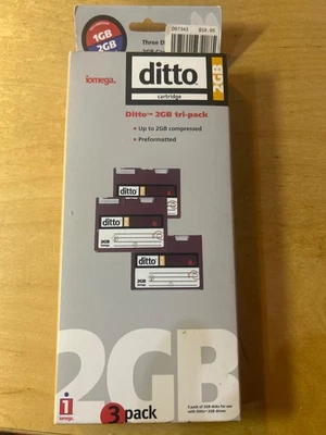 Iomega Ditto 2GB Cartridge Tri Pack Preformatted - Image 1 of 4