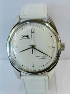 HMT JANATA 17J WINDING WHITE DIAL 0231 INDIA MEN'S WORKING CONDITION - Picture 1 of 21