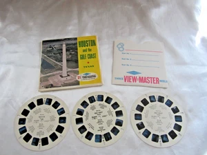Vintage View-Master  - 3 Reel Set HOUSTON and the Gulf Coast Texas A416 Sawyer's - Picture 1 of 13
