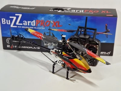 Amewi Buzzard Pro XL Brushless Rc Helikopter Hubschrauber 4-Kanal RTR 25190 - Bild 1 von 4