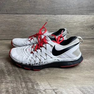 Nike Free Trainer 5.0 579809-106 Mens 9 Running Shoes White Red Black Sneakers - Picture 1 of 10