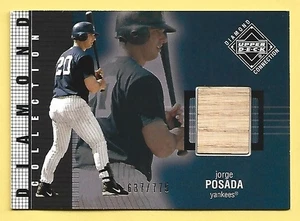 JORGE POSADA 2002 Upper Deck Diamond Connection Game-Used Bat #438 #d 637/775 - Picture 1 of 2