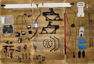 Esky Honeybee King 2 Almost Full Heli / Spares / Metal Upgrade Parts - Picture 1 of 4