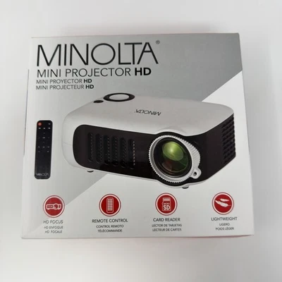 Minolta Mini Projector HD Model MN630 BRAND NEW SEALED in BOX - Image 1 of 4