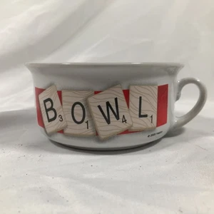 HASBRO 2005 Scrabble Piastrelle Zuppiera Tazza Tazza 12 Fl Oz 2,25" X 5,5" 4,75" Dia - Foto 1 di 13