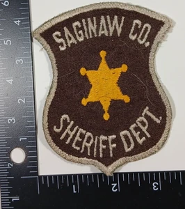 Saginaw Co Sheriff Dept Patch Weiches Tuch Selten - Bild 1 von 2