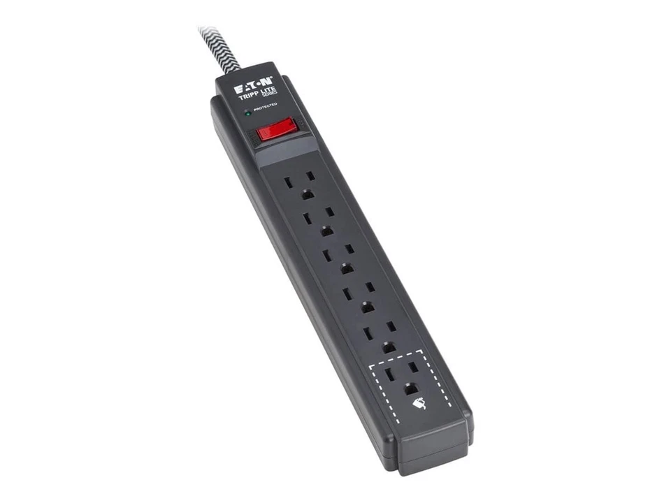Eaton Tripp Lite Series Protect It! 6-Outlet Surge Protector - 5-15R Outlets, - Image 1 of 4