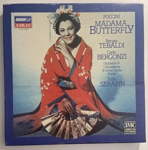 Puccini MADAMA BUTTERFLY 3 CASSETTE TAPE BOX SET Renata TEBALDI Carlo BERGONZI - Bild 1 von 6