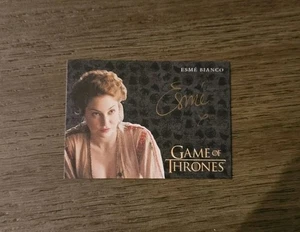 2017 RITTENHOUSE HBO GAME OF THRONES ESME BIANCO AS ROS AUTO AUTOGRAPH LIMITED - Picture 1 of 2