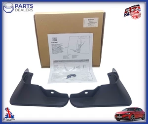 GENUINE SEAT LEON FRONT MUDFLAPS KIT PAIR BLACK (2020-ONWARDS) MODEL 5FA075111 - Picture 1 of 13