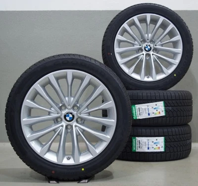 Original BMW 5er G30 G31 18 Zoll Winterreifen 632 Felgen Räder Reifen DOT24 P049 - Bild 1 von 4